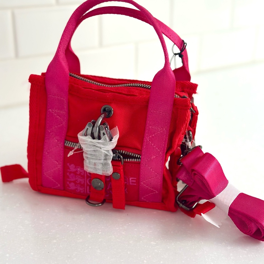 George Gina & Lucy Sweets Size Mini Red and Pink Crossbody Bag: NWT